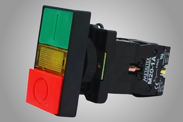 BOTÃO DUPLO ILUMINADO